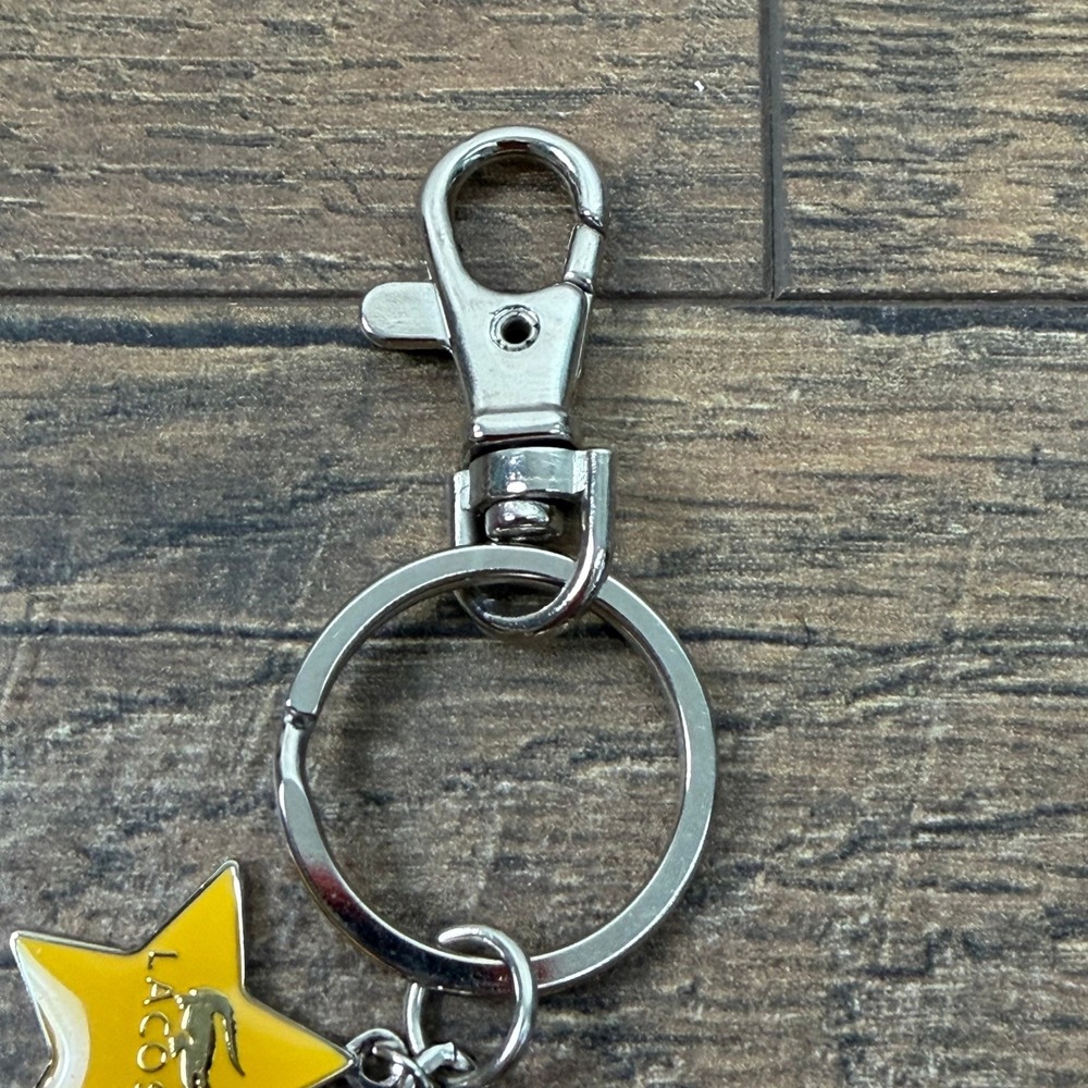 Lacoste Nordstrom TBD Enamel Charm Keychain Multicolor 5pc - Picture 10 of 10